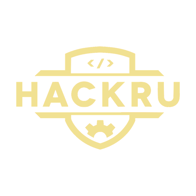 yellow hackru logo